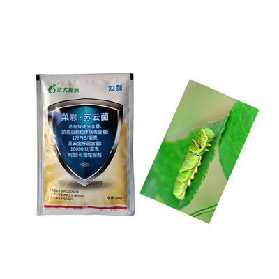 Organic Certification Non Chemical Residue 0.1Billion/mg PrGV 16000iu/mg Bt Vegetable Plutella Xylostella